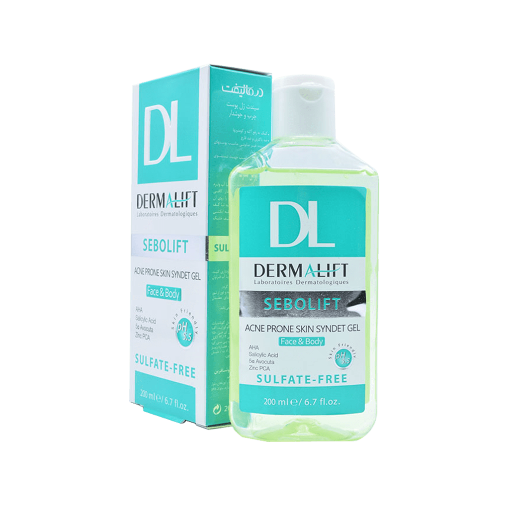 Dermalift   gel  Sebolift-درماليفت  ژل شستشو پوست چرب  سبوليفت