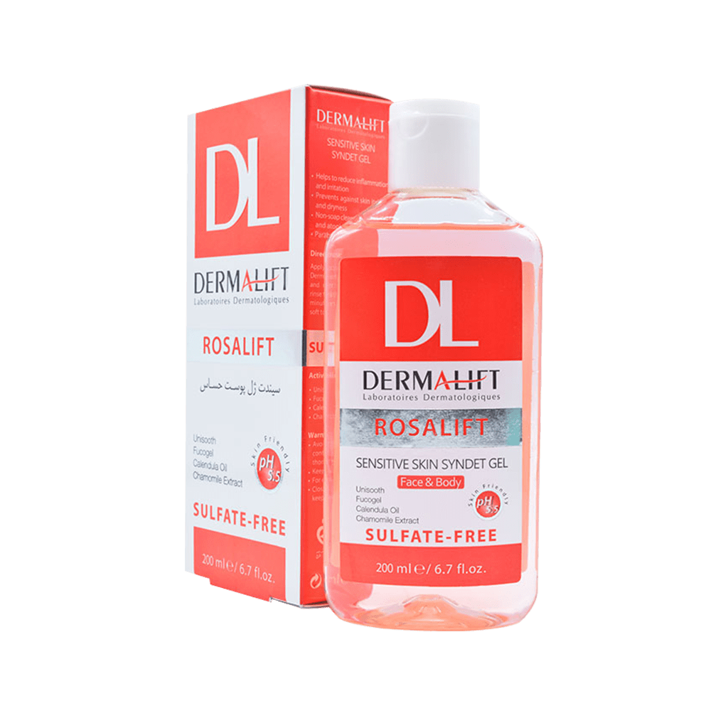 Dermalift Rosalift sensitive skin Syndet Gelدرماليفت سيندت ژل پوست حساس