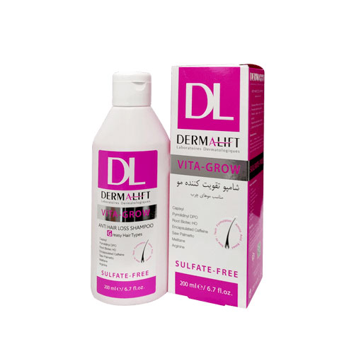Dermalift shampoo vita_ grow-درماليفت شامپو تقويت چرب