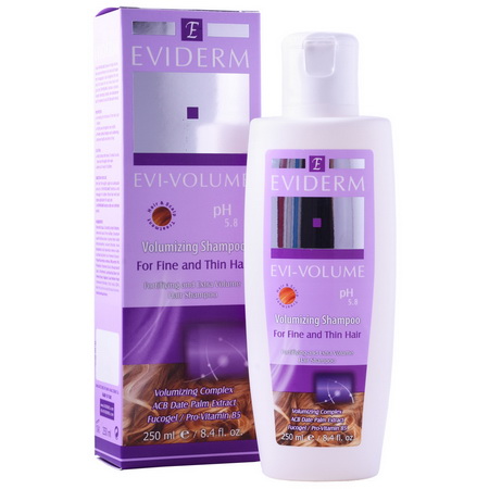 Eviderm Shampoo Evi-Volume-اويدرم شامپو حجم دهنده موهاي نازک و کم حجم
