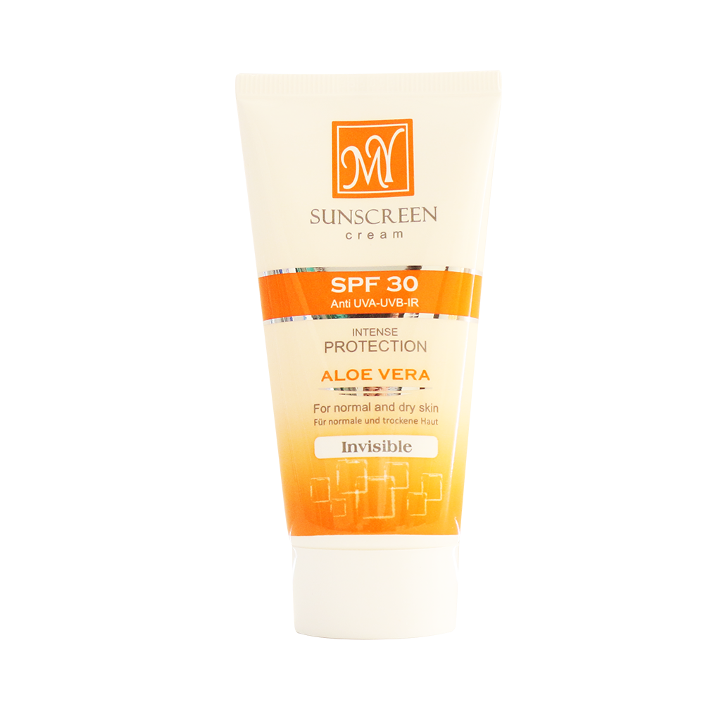 My Cream Sunscreen Aloe Vera invisible    SPF30-ماي کرم ضدآفتاب آلوئه ورا بدون رنگ         SPF30