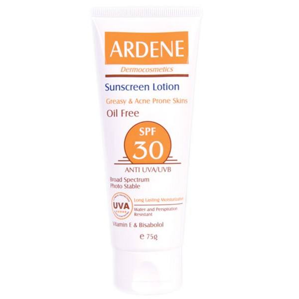 Ardene Lotion Sunscreen Oil Free           SPF30-آردن لوسيون ضد آفتاب فاقد چربي