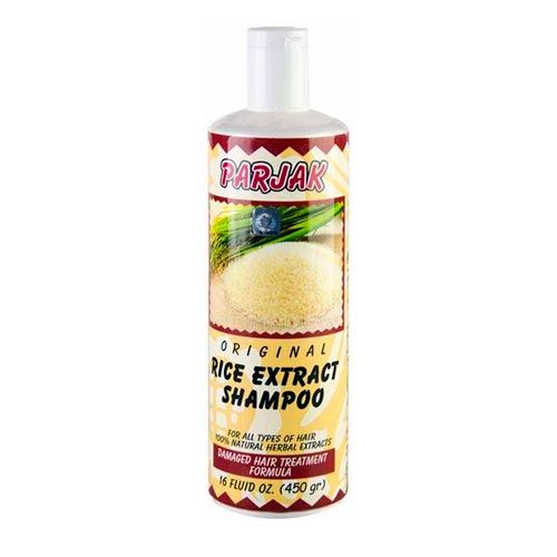 Parjak Shampoo Rice Extract                450ml-پرژک شامپو سبوس برنج                       450ml
