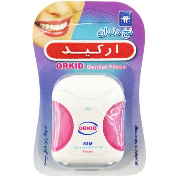 Orkid Cotton-نخ دندان ارکيد پهن