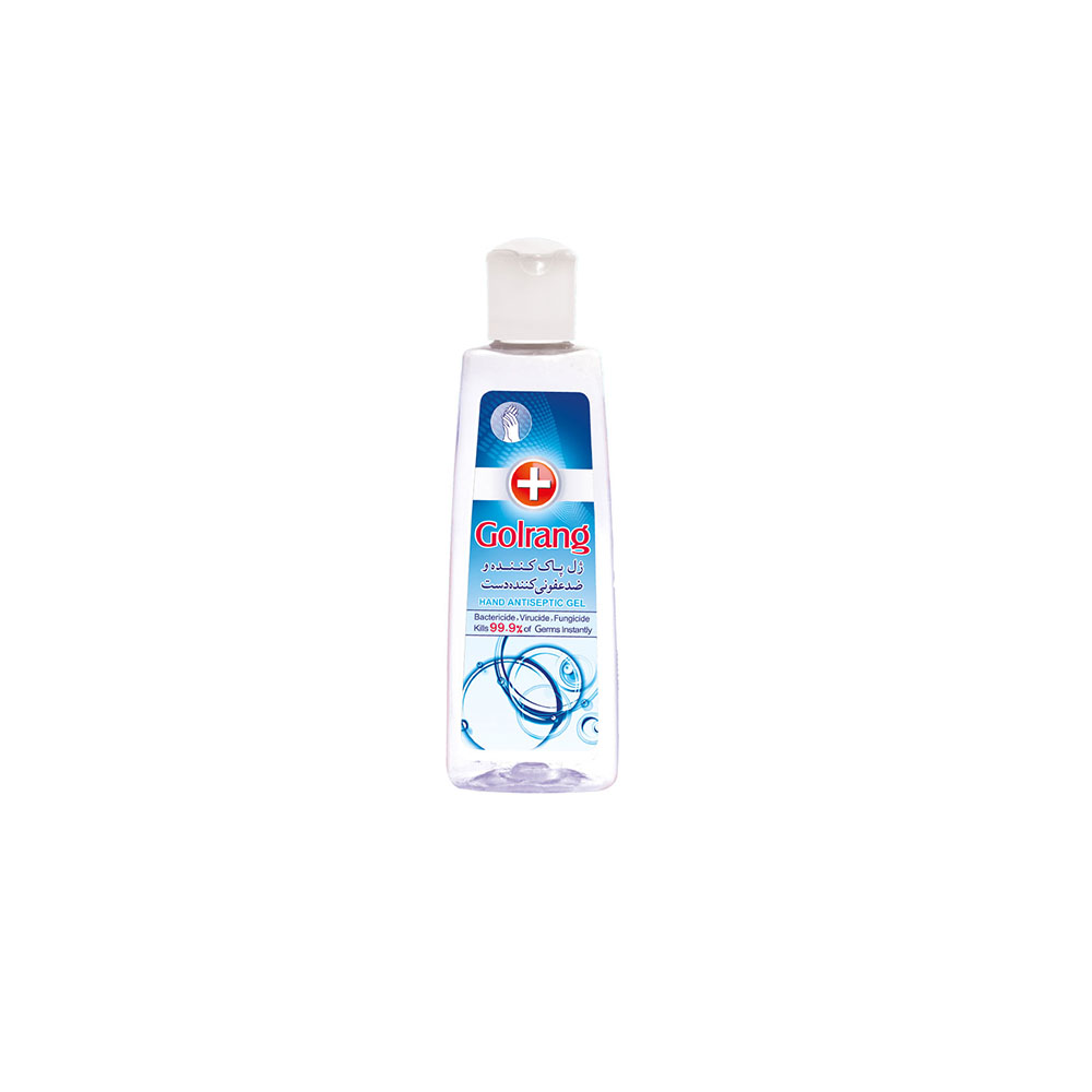 Golrang   hand  gel          160gr-گلرنگ   ژل  ضدعفوني کننده دست    گرمي160