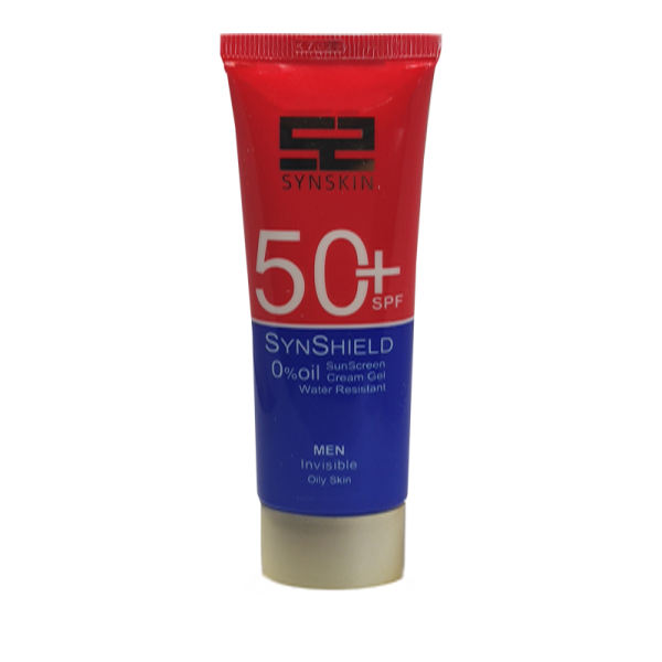 Synskin       synshield   cream gel  spf50+  men-ساين اسکين    کرم ژل  آقايان     گرمي 50