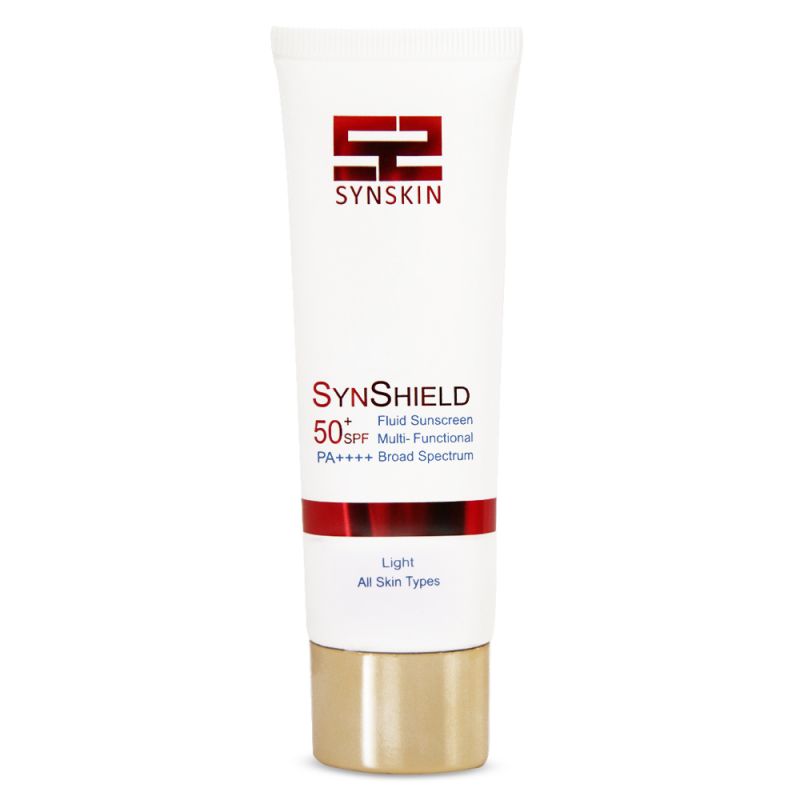 Synskin       synshield   light   spf50+-ساين اسکين   کرم ساين شيلد لايت     گرمي 50