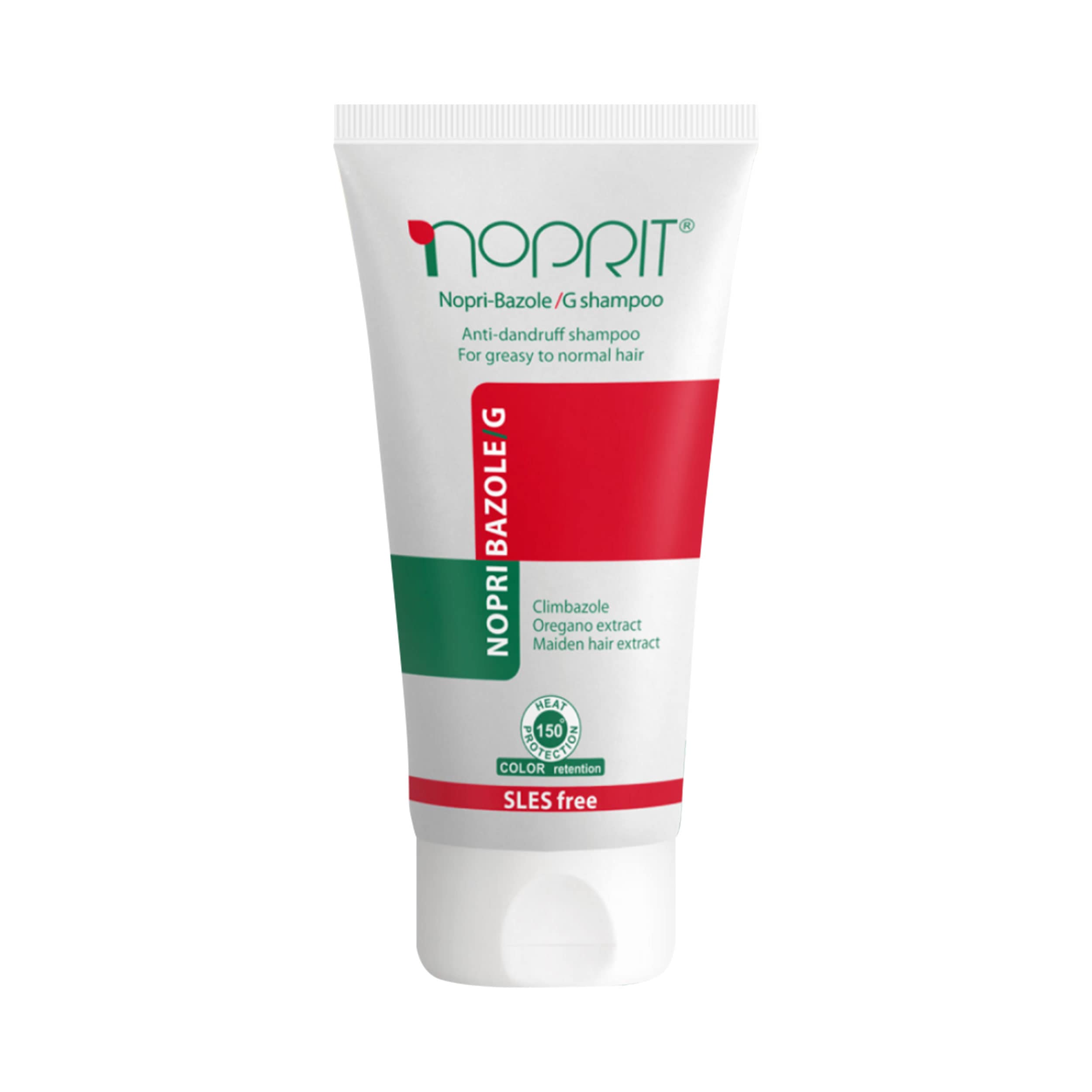 Noprit Shampoo bazole D Anti-dandroff-نوپريت بازول دي شامپو ضدشوره قوي  موي چرب
