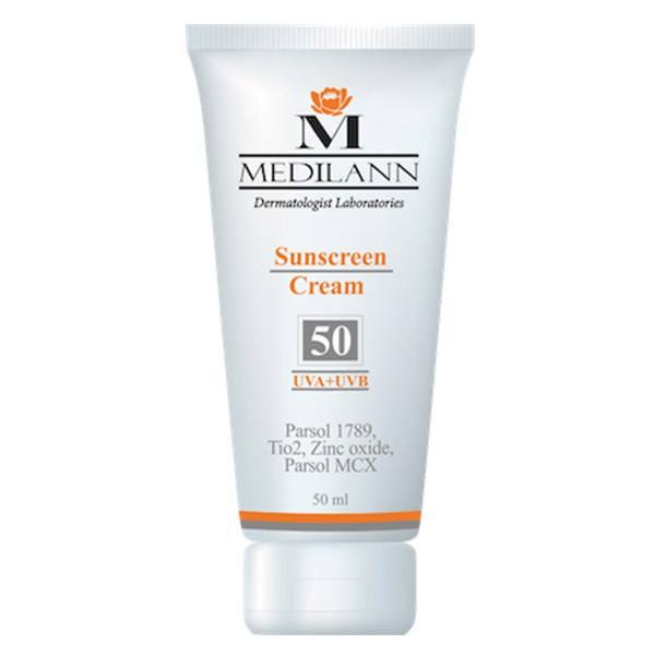 Medilann Sunscreen Cream Tinted            SPF50-مديلن کرم ضدآفتاب رنگي