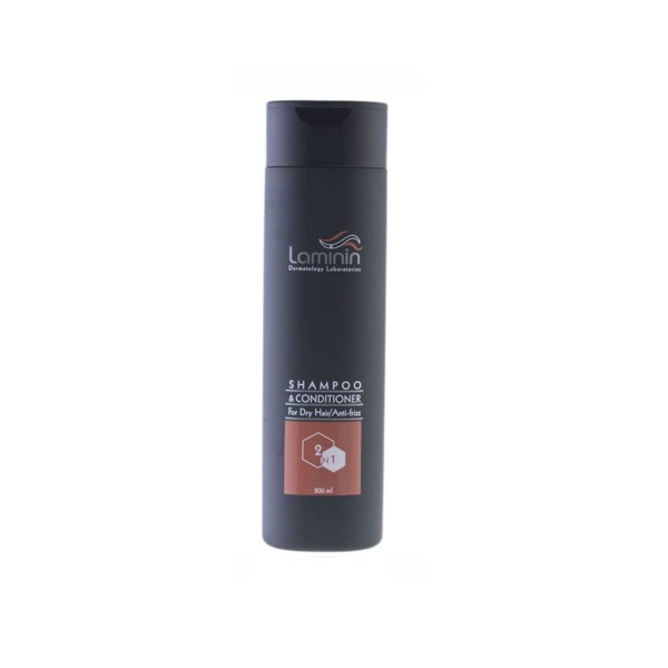 Laminin Shampoo Conditioner_Anti-frizz     200ml-لامينين شامپو کراتينه و نرم کننده           200ml