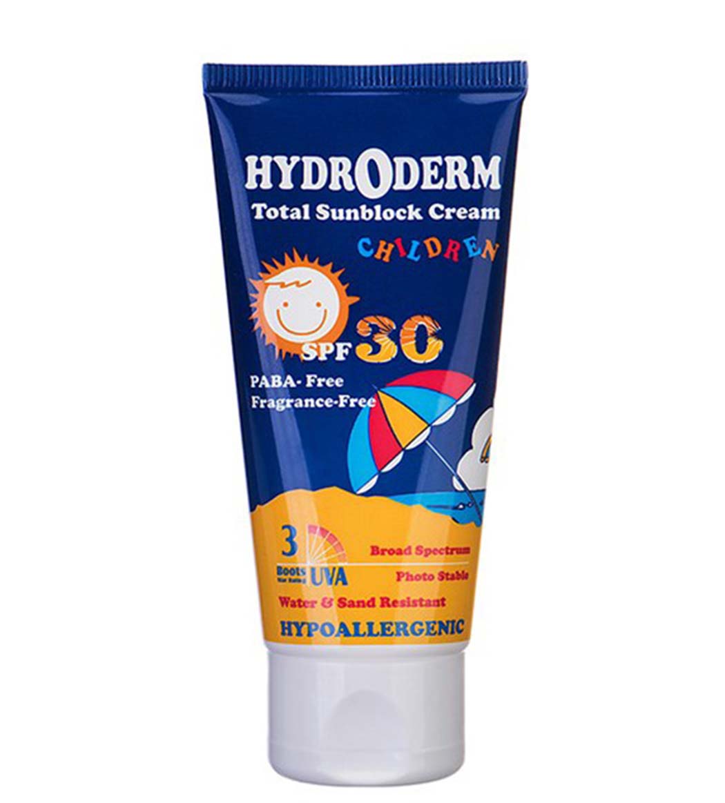 Hydroderm Sunblock Cream Children          SPF30-هيدرودرم ضدآفتاب کودکان                    SPF30
