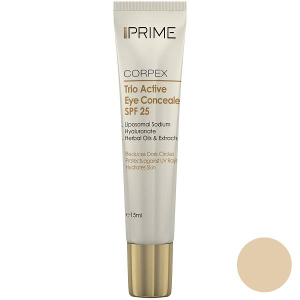 Prime Eye Concealer Trio Active SPF25       15ml-پريم کانسيلر دورچشم تيرگي ضدآفتاب مرطوب کننده15ml