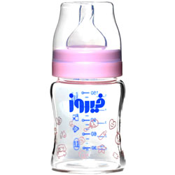 Firooz Pyrex Feeding Bottle                150ml-فيروز شيشه شيرخوري پيرکس                  ميل150