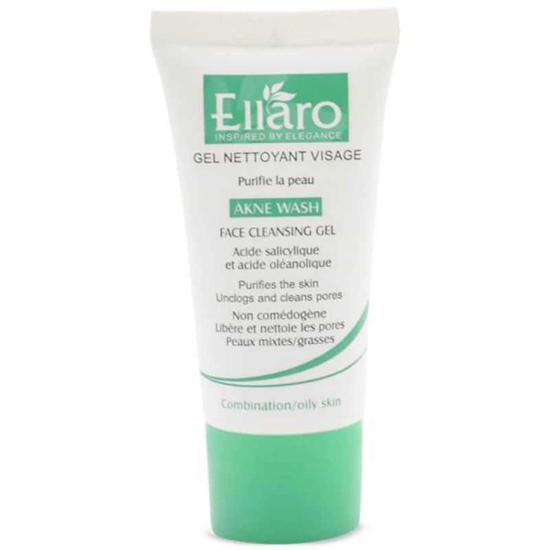 Ellaro AKNE FACE CLEANSING GEL-الارو ژل شستشوي صورت پوست چرب و مختلط