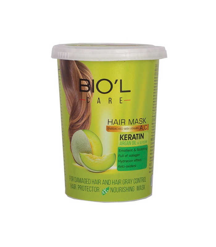 Biol Hair Mask              500ml-بيول ماسک موي طالبي آب رسان             ميل500