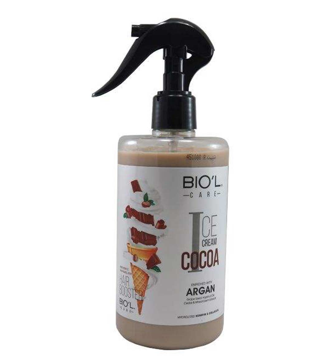 Biol Hair lotion  ice cream cocoa   400mle-بيول لوسيون تقويت کننده بستني شکلاتي    ميل400