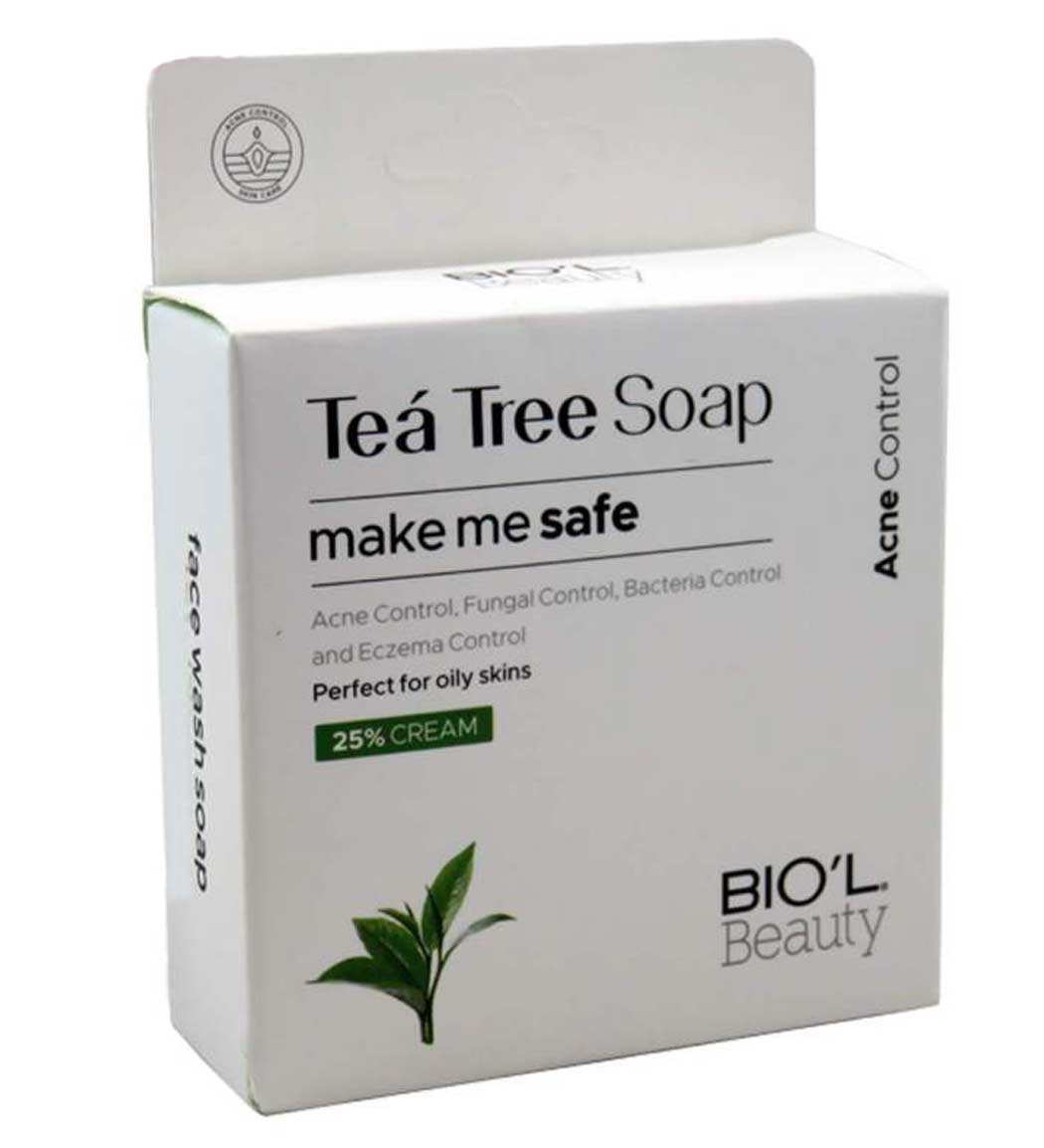 Biol tea tree   soap  Acne control-بيول صابون آرايش پاک کن تي تري ضدآکنه