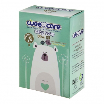Wee Care soap baby olive oil-وي کر صابون بچه روغن زيتون