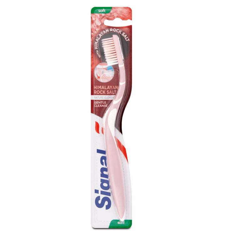 Signal Toothbrush himalayan rock salt soft-سيگنال مسواک نرم سنگ نمک هيماليايي