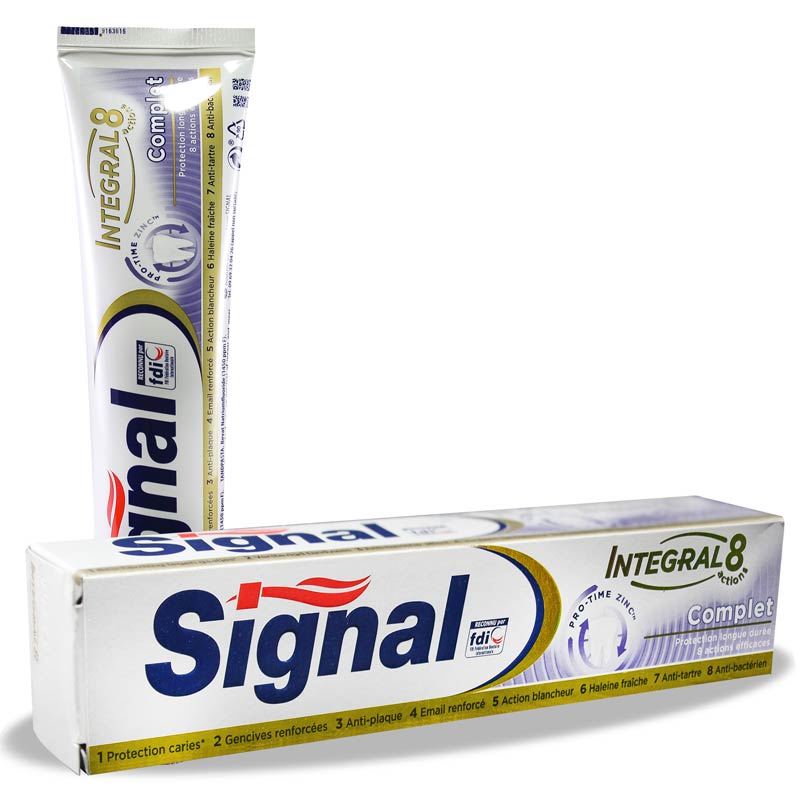 Signal Toothpaste Integral 8 Complete     75ml-سيگنال خمير دندان انتگرال  محافظت کامل8