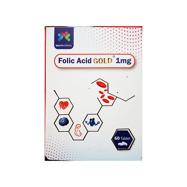 Folic Acid     Tablet      1mg  gold-multinormal-فوليک اسيد           قرص         1mg