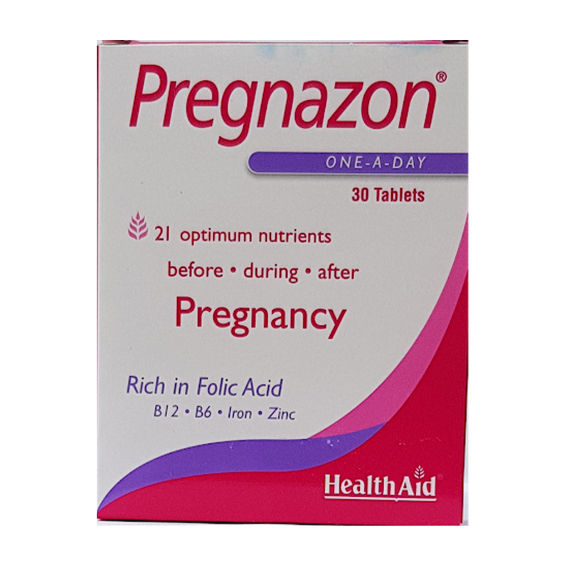 Pregnazon            Tablet      HealthAid-پرگنازون             قرص         هلايدك