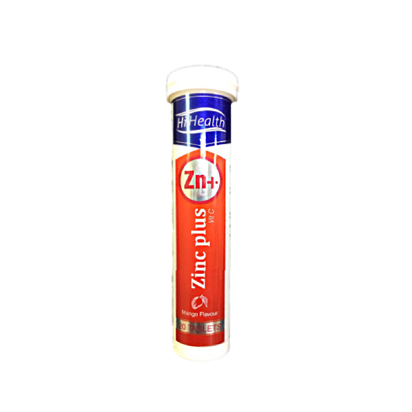 Zinc plus +c      tab eff      hi health-زينک پلاس        جوشان      هاي هلت