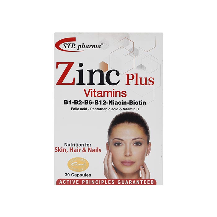 Zinc plus+ vitamins    cap     stp.oharma-زينک پلاس   ويتامين ها       کپسول+