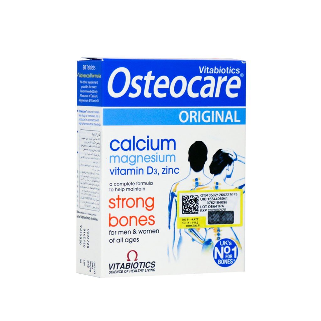 Osteocare   ***       Tab        VITABIOTICS-استئوکير             قرص         ويتابيوتيک 200m