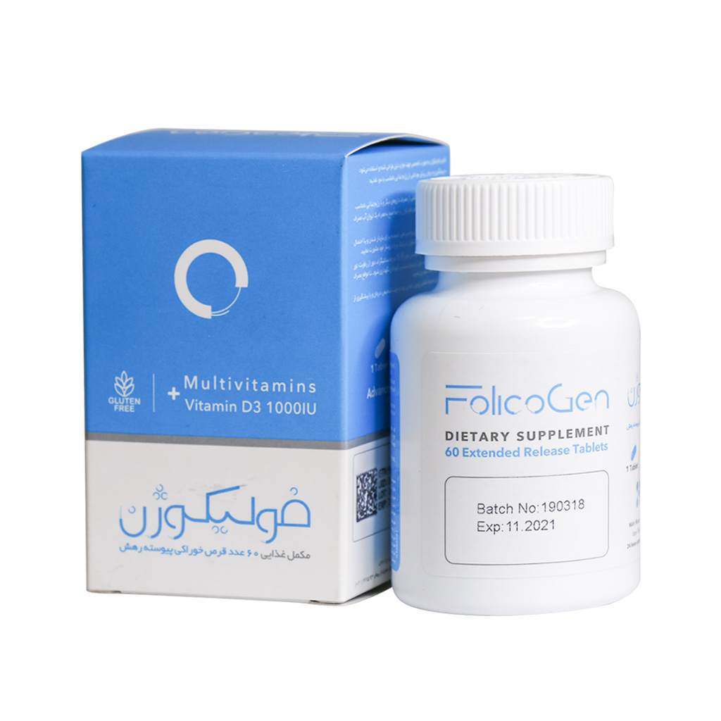 کپسول فولیکوژن FolicoGen اروند فارمد 60 عددی