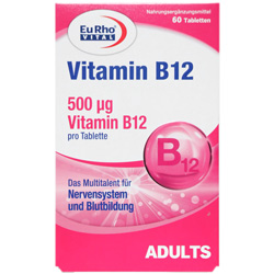 Eurho Vital Vitamin B12 60 Tabs