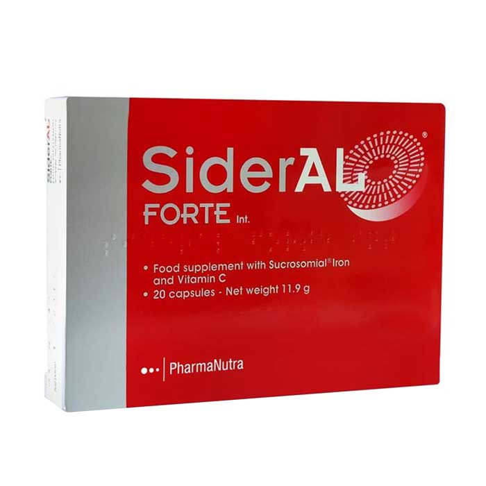 کپسول فارمانوترا مدل سیدرال فورت 20 عددیPharmaNutra SiderAl Forte 20 Caps