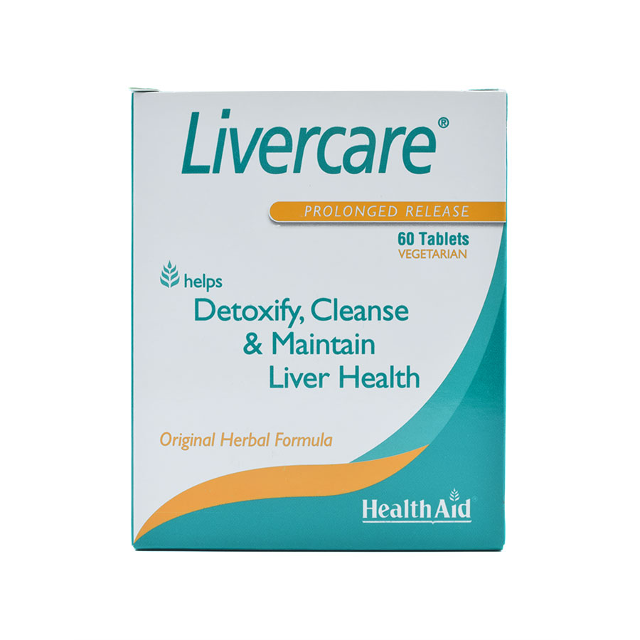 قرص لیورکر هلث اید Health Aid Livercare 60 Tabs