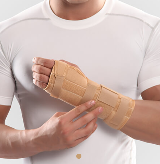 مچ بند آتل دار بلند با زاويه فانكشنال (چپ و راست) Long Wrist Splint with Hard Bar